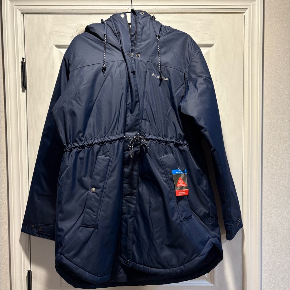 Columbia Kids Dark Blue Raincoat